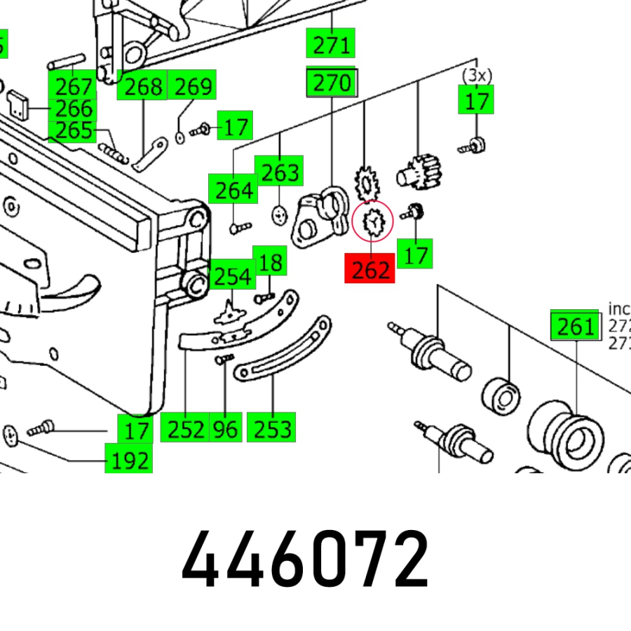 (image for) Gear Cs 70 Eb Z=14