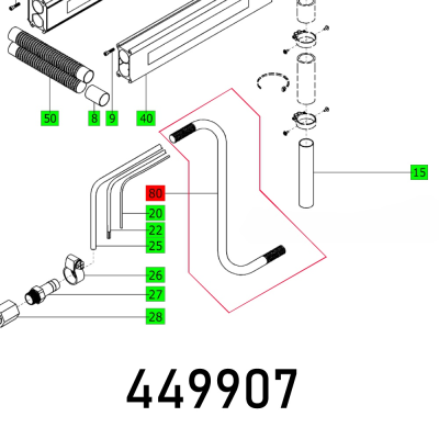 (image for) Guard Hose Mkv-pg 21 1650mm Lg.