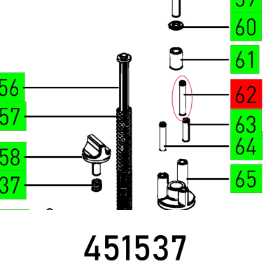 (image for) Grub Screw Din 551-m5x30-14h-long