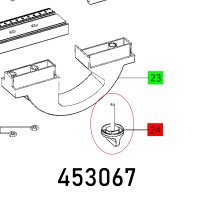 (image for) Rotary Knob D34 M6x42,5 Blau