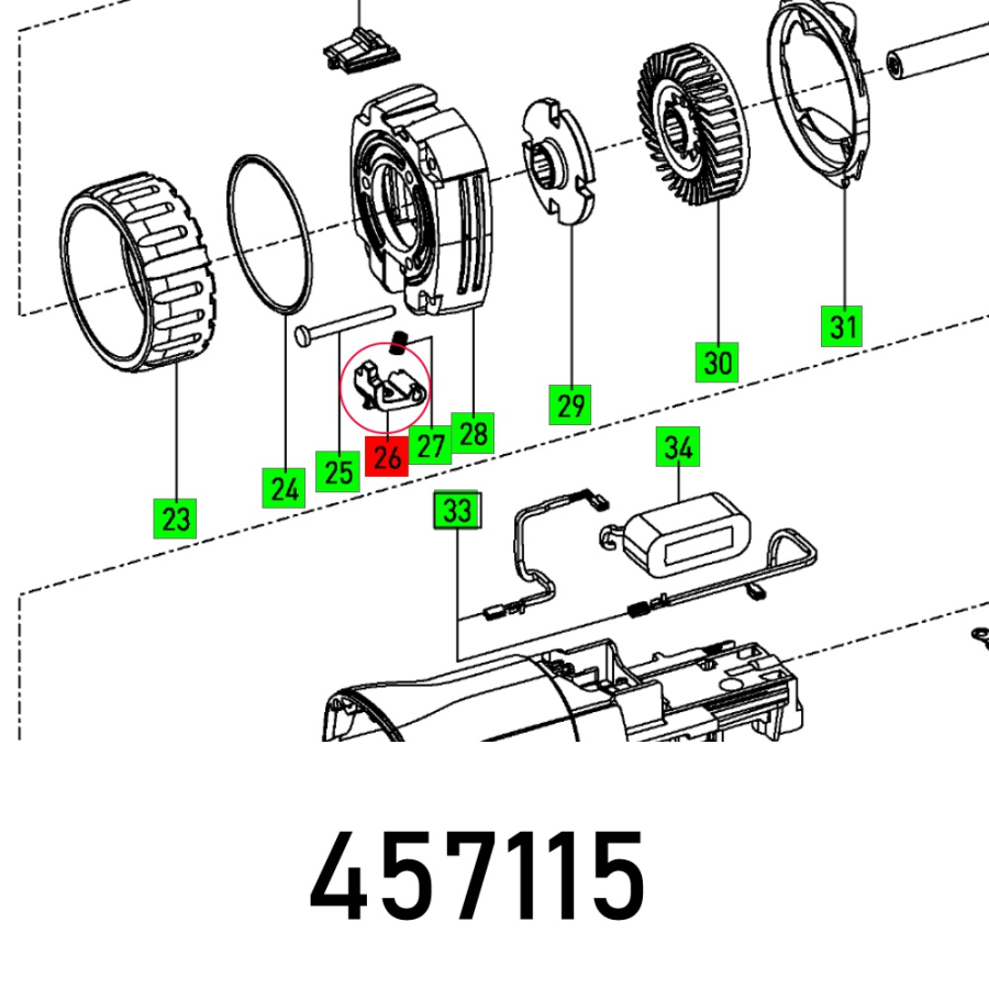 (image for) Spindle Stop Ofk 500 Q