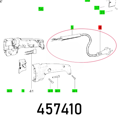 (image for) Cable With Plug Ap 55 E Din-h05rn-f