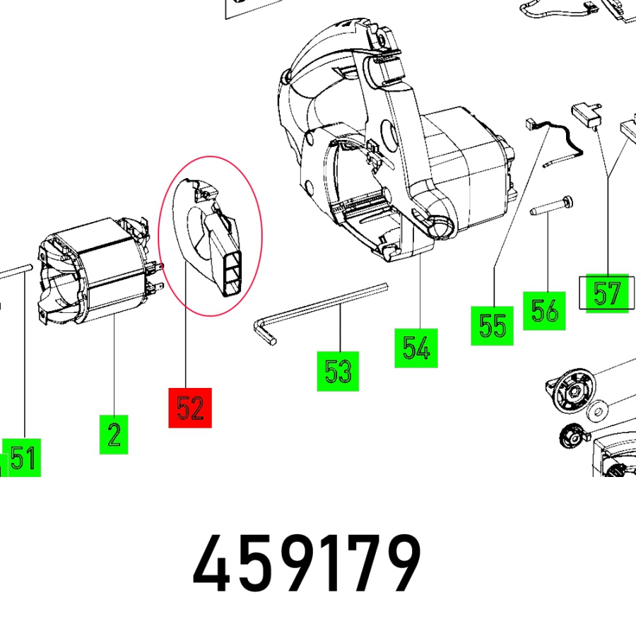 (image for) Air Guide Washe Ts 55 Ebq