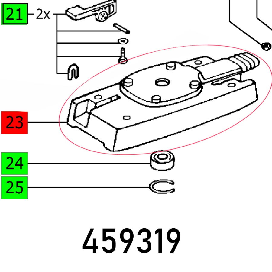 (image for) Bearing Cover Rs 200