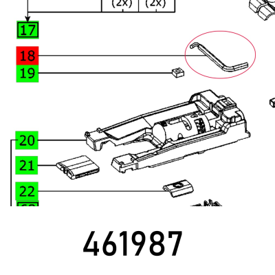 (image for) Allen Key Ps 300 Eq Sw4-2,5