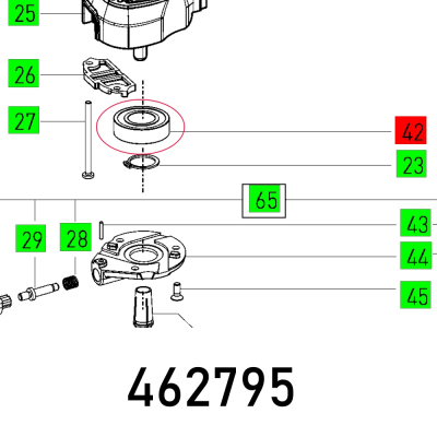 (image for) Ball Bearing 6003 Ddw Cm Din 625 Nsk