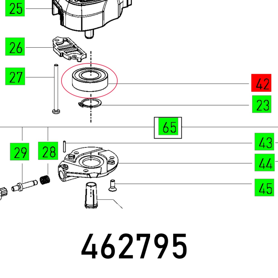 (image for) Ball Bearing 6003 Ddw Cm Din 625 Nsk