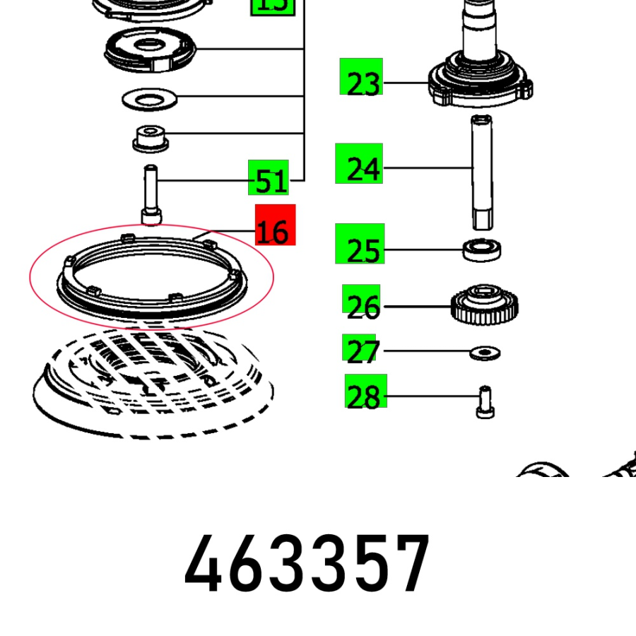 (image for) Sealing Rim Ro 125 Eq