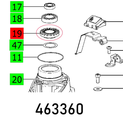 (image for) Ring Gear Ro 125 Eq