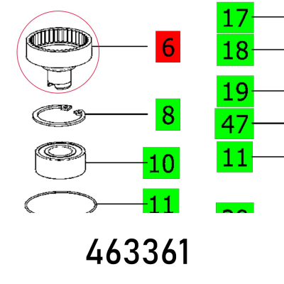 (image for) Ring Gear Ro 125 Eq