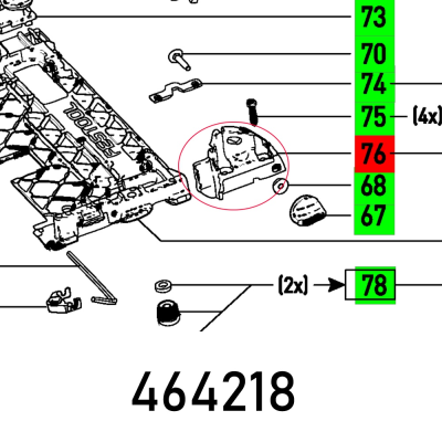 (image for) Pivot Insert Ts 75 Ebq Vorne