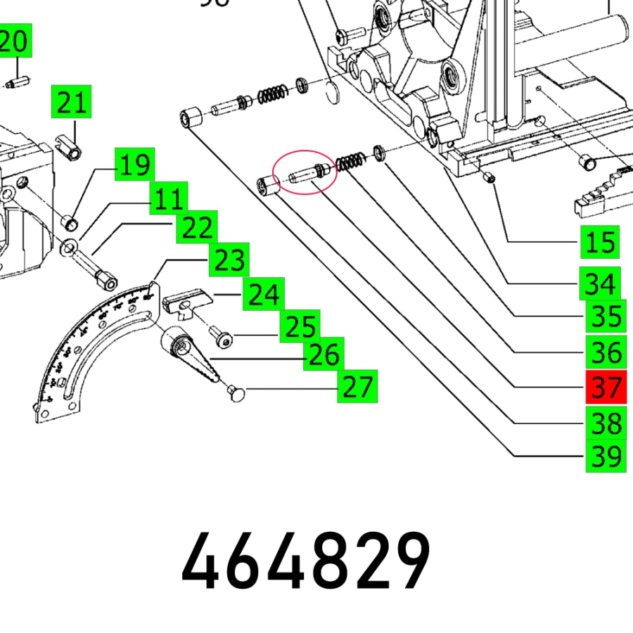 (image for) Spring-locked C Df 500 Q