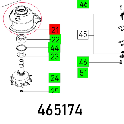 (image for) Gear Cover Ro 150 Feq
