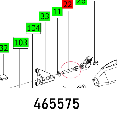 (image for) Threaded Bolt Df 500 Q