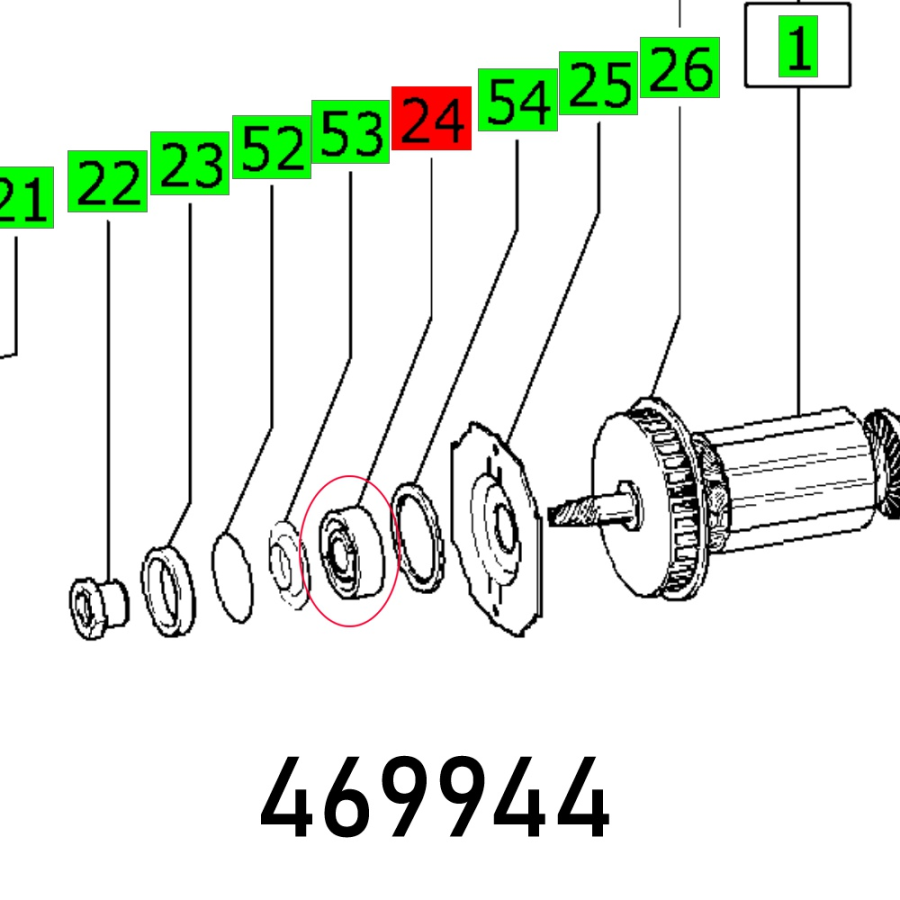 (image for) Ball Bearing 6000 Ddu-c3 305.286