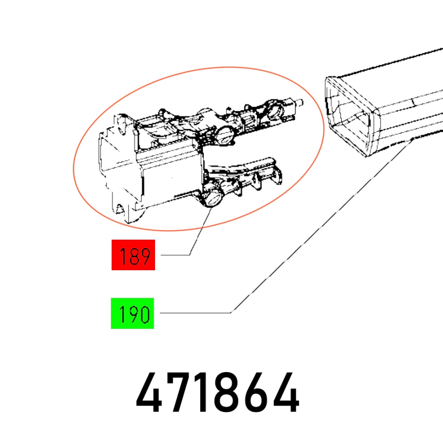 (image for) Insert Piece Lhs 225 Eq