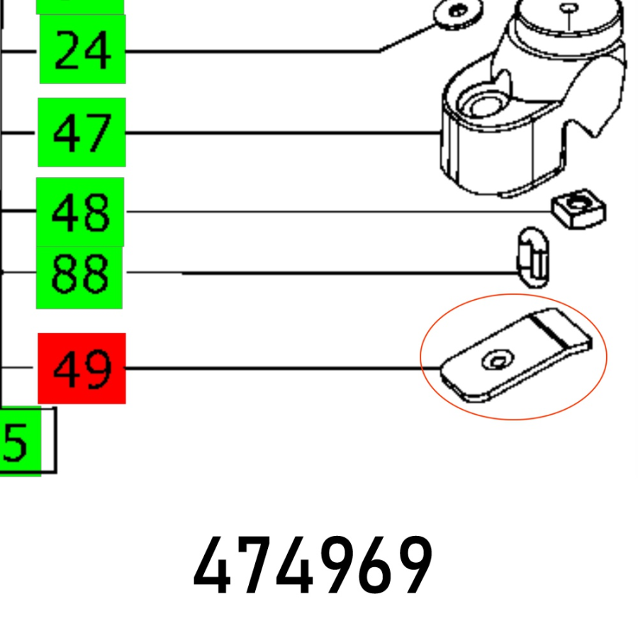 (image for) Lug Support Mft-3-zk