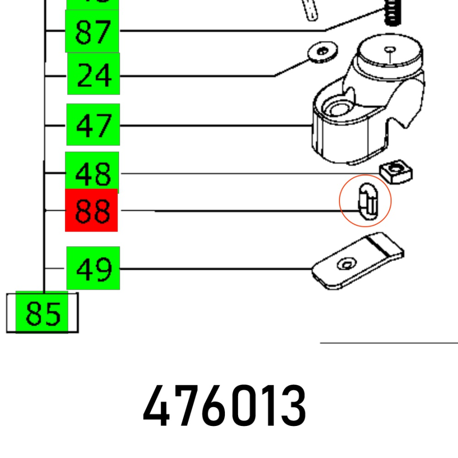 (image for) O-ring 5x4-nbr-60shore