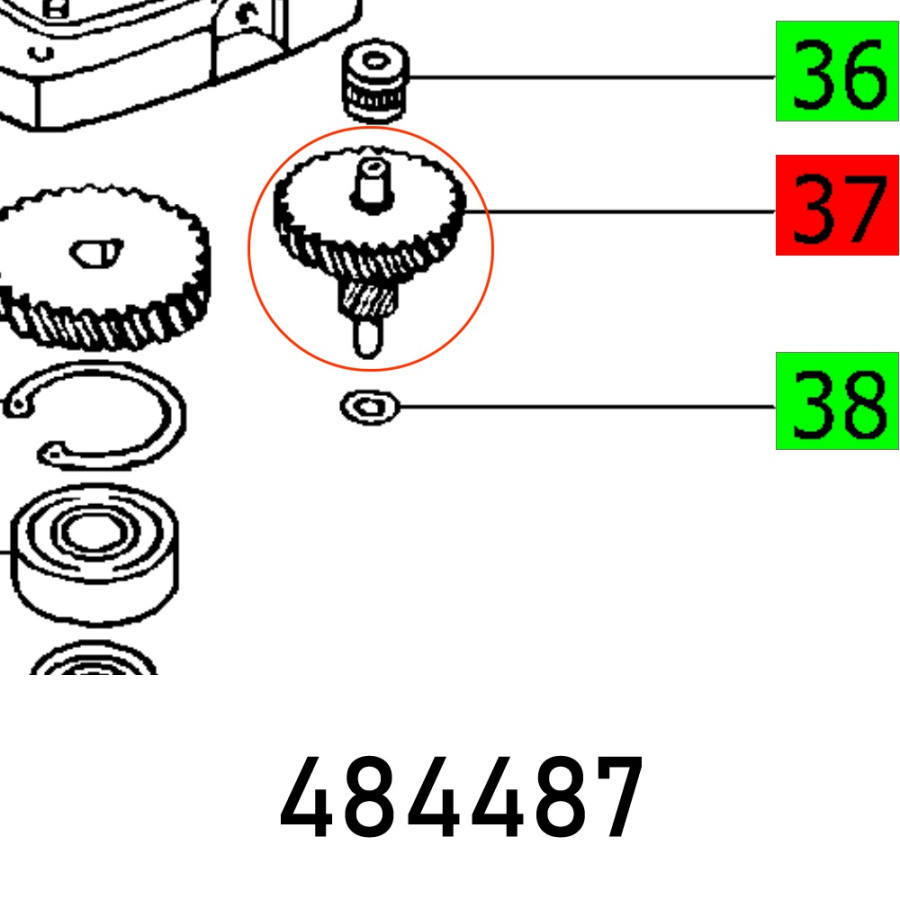 (image for) Gearwheel Rw 3 E