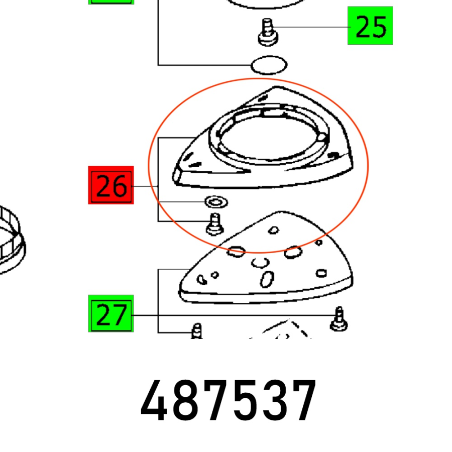 (image for) Base Plate Dx93 E Kompl.