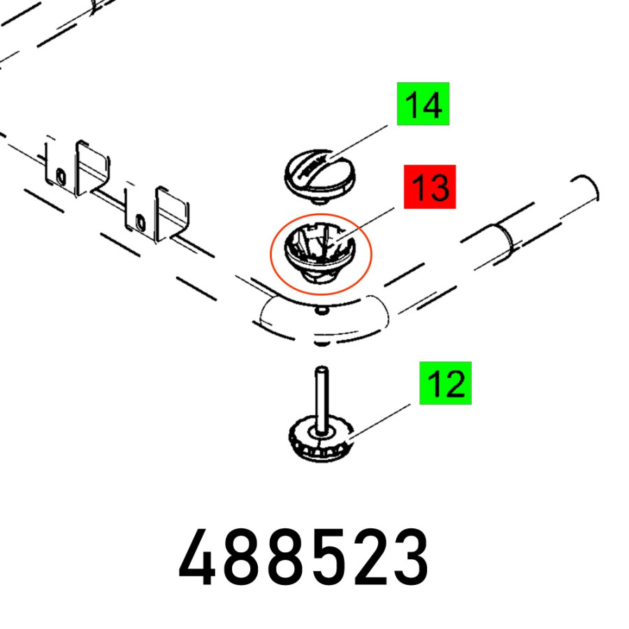 (image for) Handle Down Cs 70 Eb