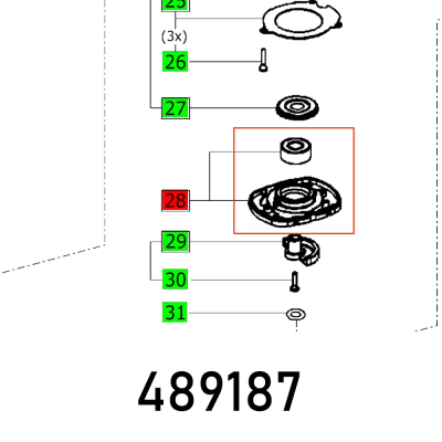 (image for) Base Plate Comp Rs 400 Upper Part Et-bg