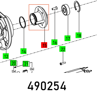(image for) Driving Collar Ofk 500 Q Et-baugruppe