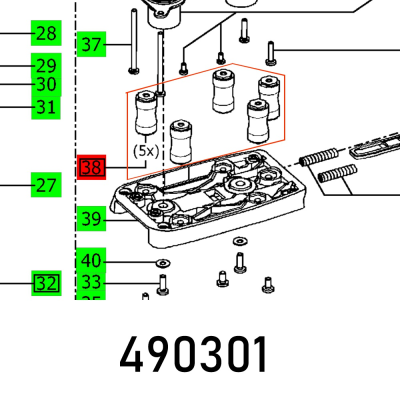 (image for) Rubber Foot Ls 130 Eq