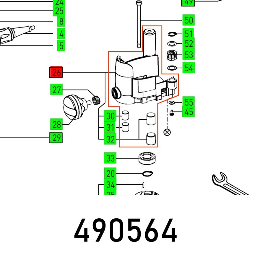 (image for) Bearing Cover Of 1010