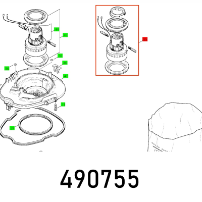 (image for) Motor 230v Sr 6-14 E 1200w Sk2