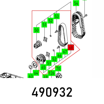 (image for) Belt Drive Et-teil Bs 105 E