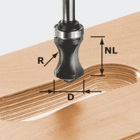 Festool HW S8 R16/NL32 Hand Rail Cutter for Recessed Grip Openings (image for) Festool HW S8 R16/NL32 Hand Rail Cutter for Recessed Grip Openings