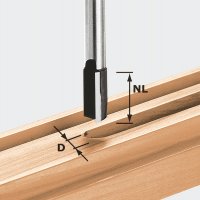 (image for) Festool HW S12 D18/45 Groove Cutter 18mm x 45mm