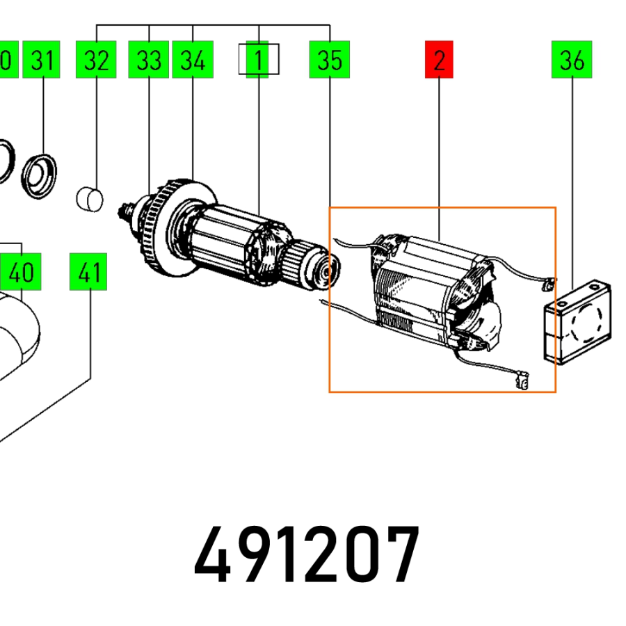 (image for) Stator Ready To Bs 105 E 230v Et-bg