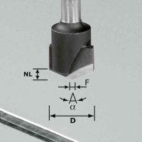 Festool HW S8 D18-135° (Alu) Carbide V-Groove Cutter 18mm for Aluminium Composite Panels (image for) Festool HW S8 D18-135° (Alu) Carbide V-Groove Cutter 18mm for Aluminium Composite Panels