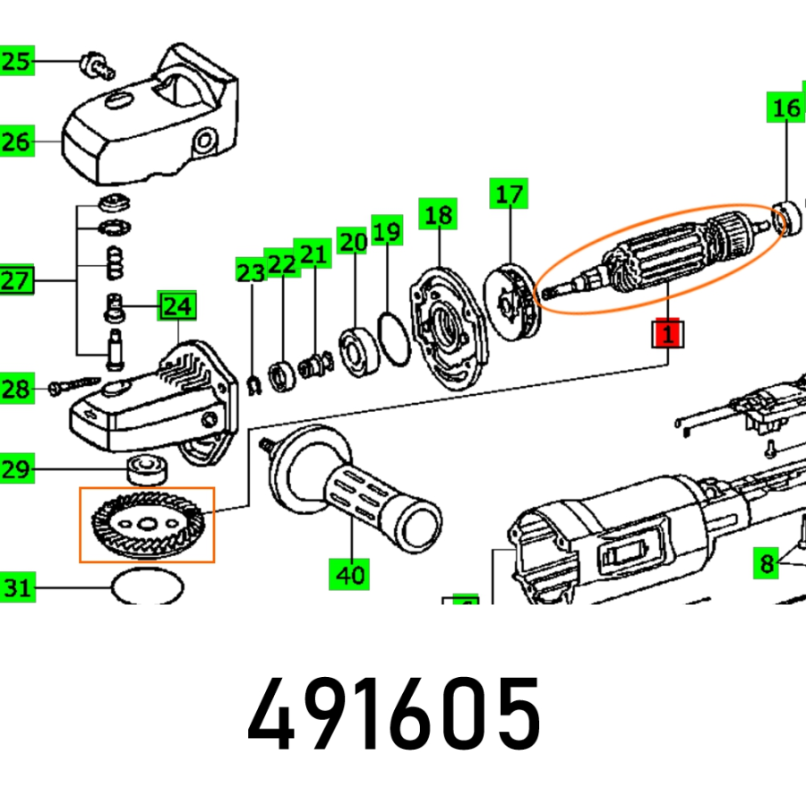 (image for) Armature Rap 80.02 E 230v Et-bg