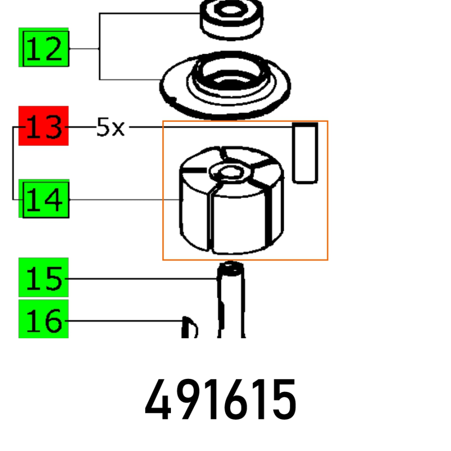 (image for) Rotor Blade Lex 2 185-7 Et-bg 5x