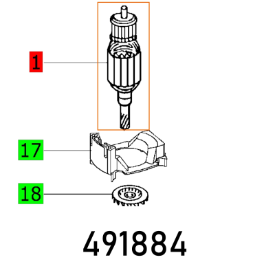 (image for) Armature 230v Rw 1000 E Et-bg