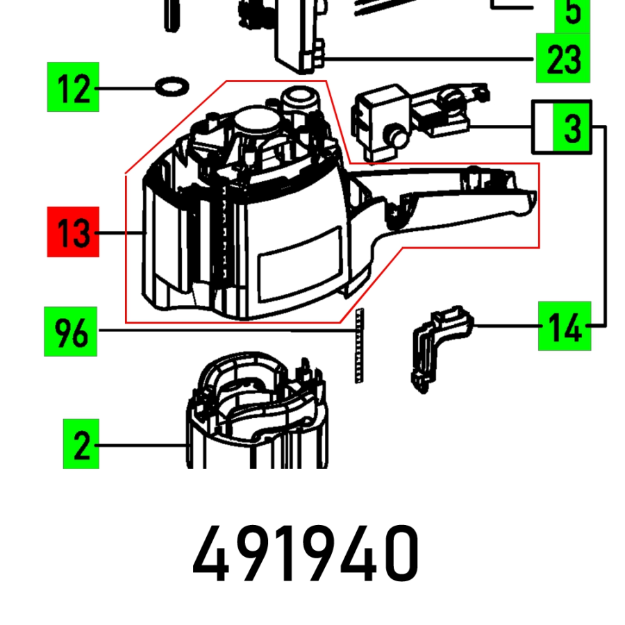 (image for) Housing Of 1400 Ebq