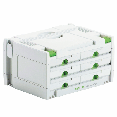 (image for) Festool SYS 3-SORT/6 SORTAINER 6 Drawer Storage System