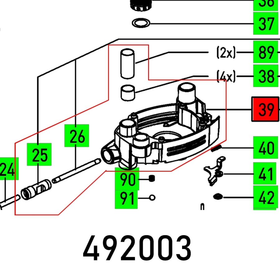 (image for) Base Plate Of 1400 Ebq