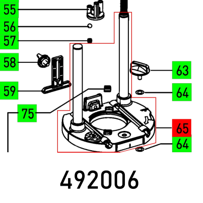(image for) Base Plate Of 1400 Ebq