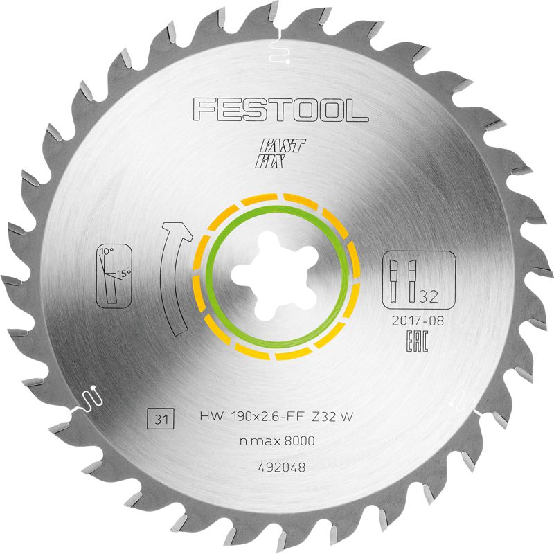 (image for) Saw Blade Hw 190x2,6 Ff W32