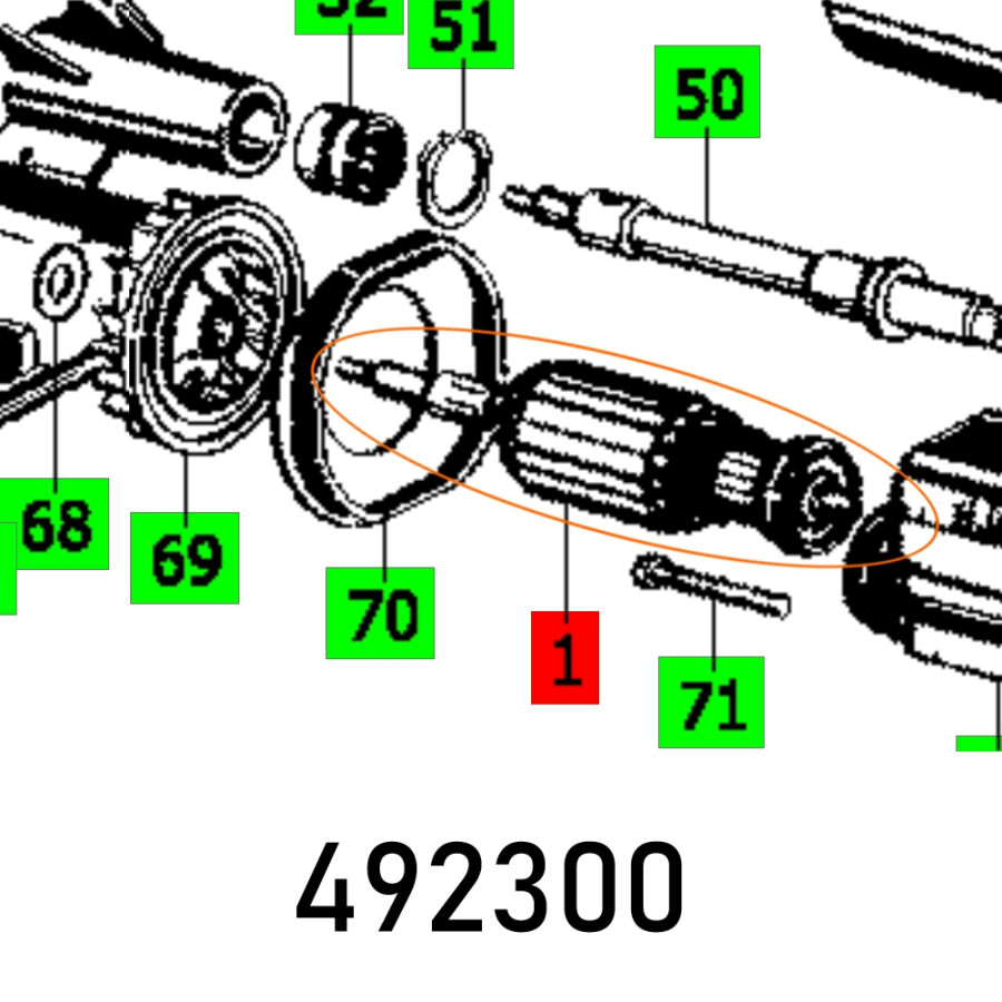 (image for) Armature 230v Hl 850 E 230v Et-bg