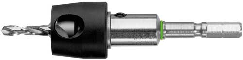 (image for) Festool BSTA HS D 3,5 CE Drill Countersink 3.5mm with Adjustable Depth Stop