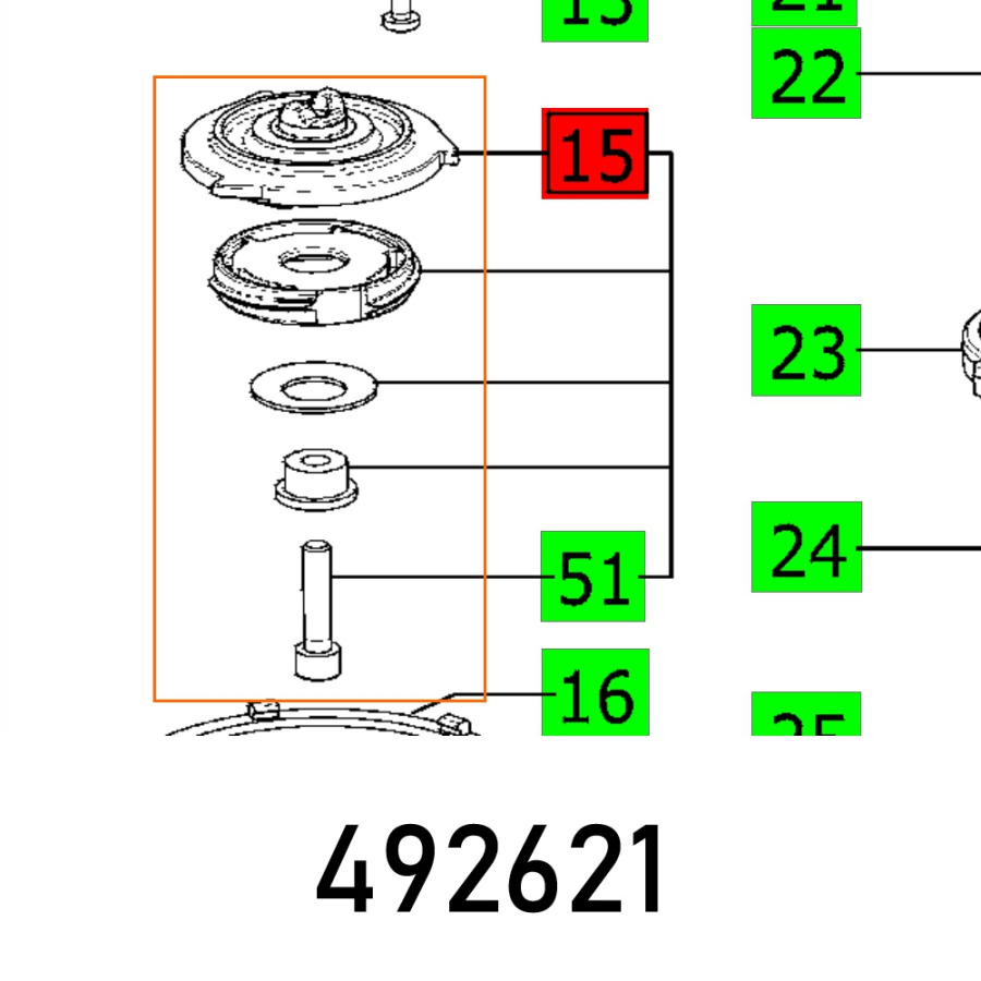 (image for) Bearing Flange Ro 125