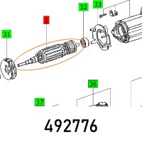 (image for) Armature Compl. Tx93 E 230v Et-bg