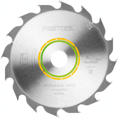 (image for) Festool WOOD RIP CUT HW 210x2,6x30 PW16 Saw Blade for TS 75