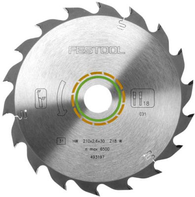 (image for) Saw Blade Hw 210x2,6x30 W18
