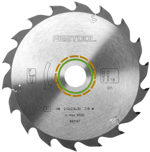 (image for) Saw Blade Hw 210x2,6x30 W18